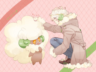 Man trench coat holding sheep - a man in a trench coat free wallpaper