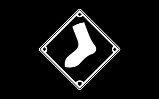 Black white sign foot shoe - dada free wallpaper