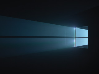 Dark room window light reflection - the window free wallpaper