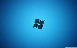 Blue wallpaper black window background - purism free wallpaper