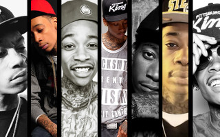 Tattooed people collage faces hands - their face free wallpaper