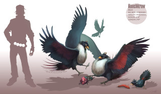 Man bird wings fantasy illustration - an illustration of free wallpaper