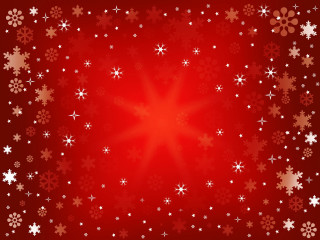 Red snowflakes stars christmas reindeer - ernest william christmas free wallpaper