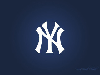New york yankees logo blue 2 - wallpaper free wallpaper