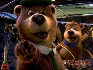 Yogi bear dog hat scene - a scene free wallpaper