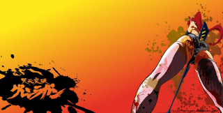 Blood splatter kimono fire sunset - background free wallpaper for desktop