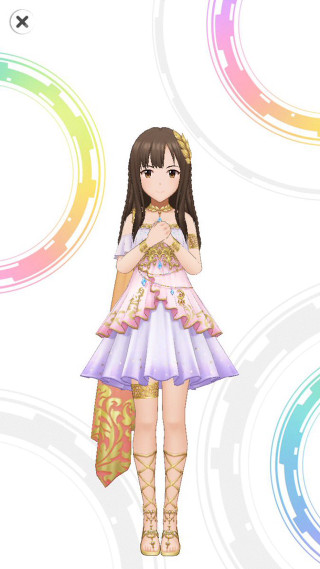 Girl dress sandals rainbow background - holography free wallpaper