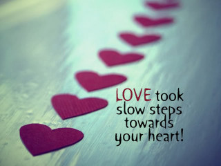 Hearts love quote romantic solo - free love wallpaper