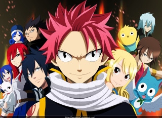 Anime group red hair black - red hair free wallpaper