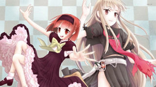 Anime girls long hair dress 3 - the other free wallpaper