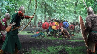Armor forest men balloons nature - alex horley free wallpaper