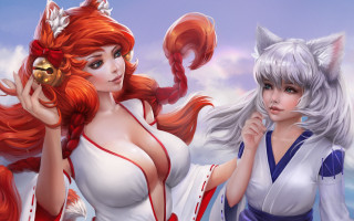 Cat costumes bell fox ears - cat free wallpaper
