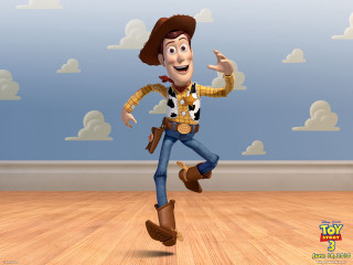 Cartoon character running wood floor 2 - edward george handel lucas free wallpaper