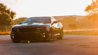 Black car autumn sunset tilt - sunset free wallpaper