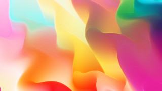 Colorful liquid paint rainbow black - different color free wallpaper