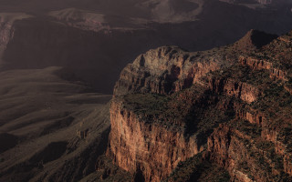 Mountain range cliff trees matte - matte painting free wallpaper for desktop