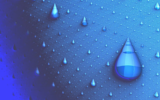 Blue water droplet blue background 3 - an ultrafine free wallpaper for desktop