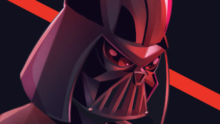 Darth vader red stripe red - brazier free wallpaper