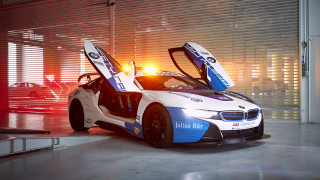 White blue car open doors - car free wallpaper