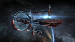Sci fi spaceship space light - a sci free wallpaper