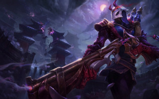 Man suit giant sword mountain - dai jin free wallpaper