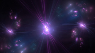 Star cluster purple blue holography - a white center free wallpaper