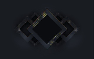 Black gold geometric city night - a gold free wallpaper