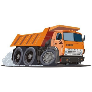 Dump truck flatbed dumpster smoke - hard surface free wallpaper