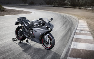 Motorcycle road curve person helmet - path free wallpaper
