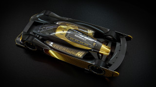 Black gold futuristic box object - box free wallpaper