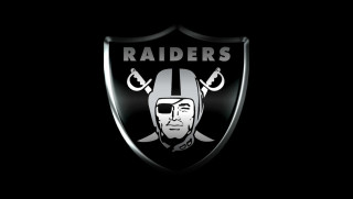 Oakland football logo black background 5 - free gaming wallpaper