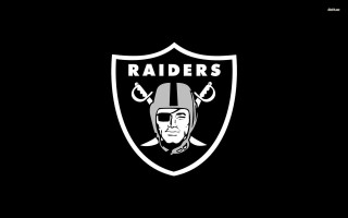 Oakland football logo black background 3 - a helmet free wallpaper