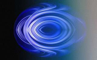 Blue spiral mandelbrot abstract raytraced - circular free wallpaper