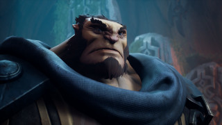 Bearded man blue scarf avatar - animated free wallpaper