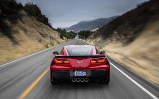 Red sports car mountain road 16 - the mountain free wallpaper