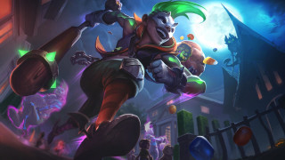 Green hair night city warcraft - dada free wallpaper