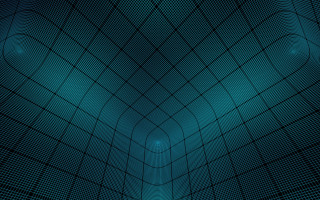 Blue pattern black center opart - a blue center free wallpaper