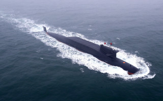 Large submarine ocean flag precisionism - cao zhibai free wallpaper