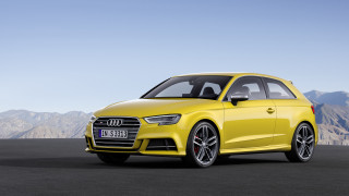 Yellow car mountain range 3d - matte finish free wallpaper