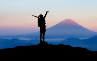 Mountain horizon outdoors sunset water - murata range free wallpaper