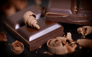 Chocolate bar top side rococo - a chocolate bar free wallpaper