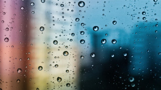 Window rain drops city buildings 5 - building free wallpaper