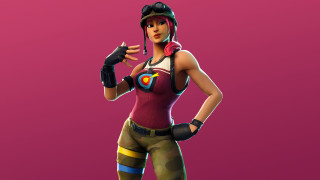 Woman helmet gloves cellphone sideshot - dom qwek free wallpaper
