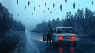 Car trailer road people concept - a trailer free wallpaper