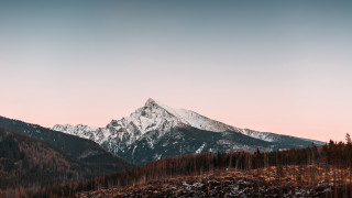 Cloud sunset mountain sky water - free winter wallpaper for desktop