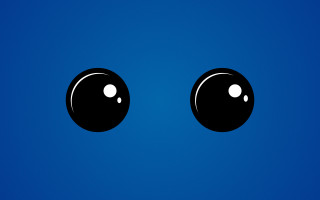 Blue black balls white dots - white dot free wallpaper