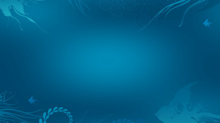 Blue flower leaves gradient forest - lyco art free wallpaper for desktop