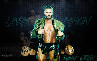 Wrestler gold belt microphone woman - context art free wallpaper