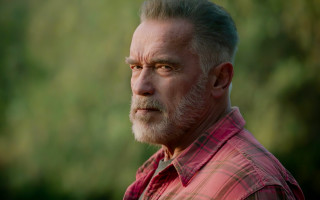 Bearded man red shirt hologram - hypermodernism free wallpaper