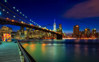 Bridge cityscape night lights tokyo 2 - a bridge over a body of water free wallpaper